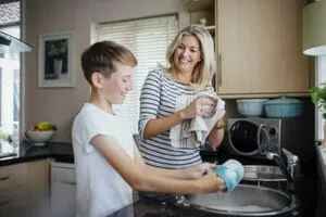 Washing-dishes