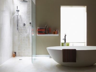 shower and bath tub