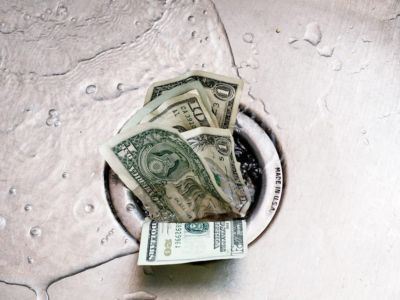 Bills in the drain